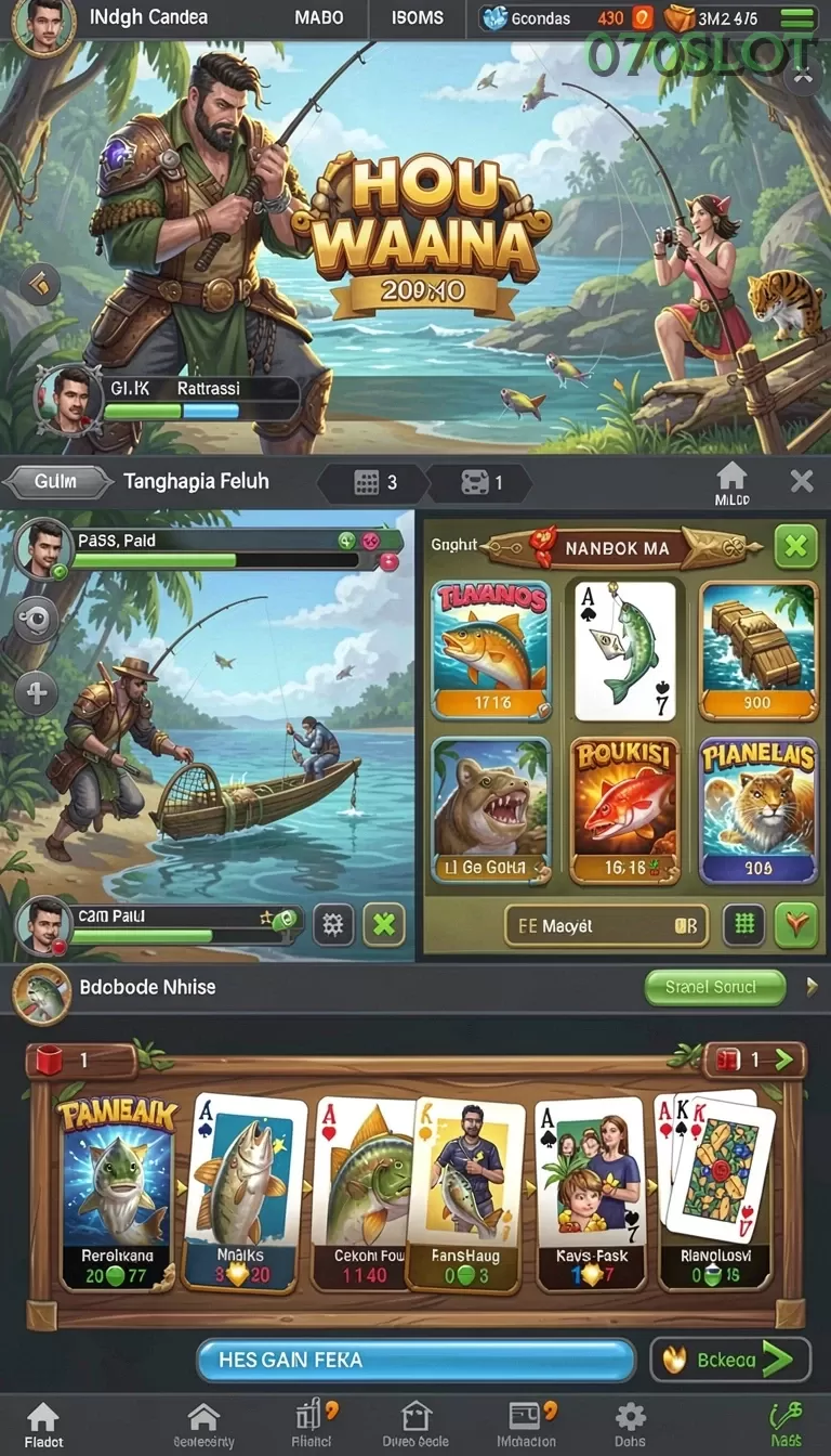 Cuplikan layar RICIS99 — menu navigasi