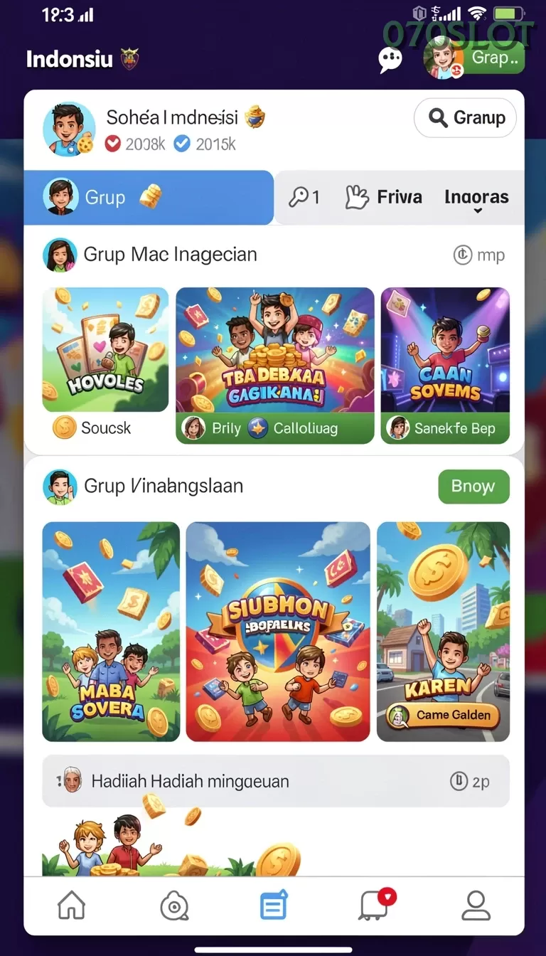 Cuplikan layar 9N9N — pengaturan akun